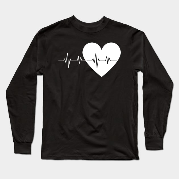 Heartbeat Long Sleeve T-Shirt by Perfect Spot